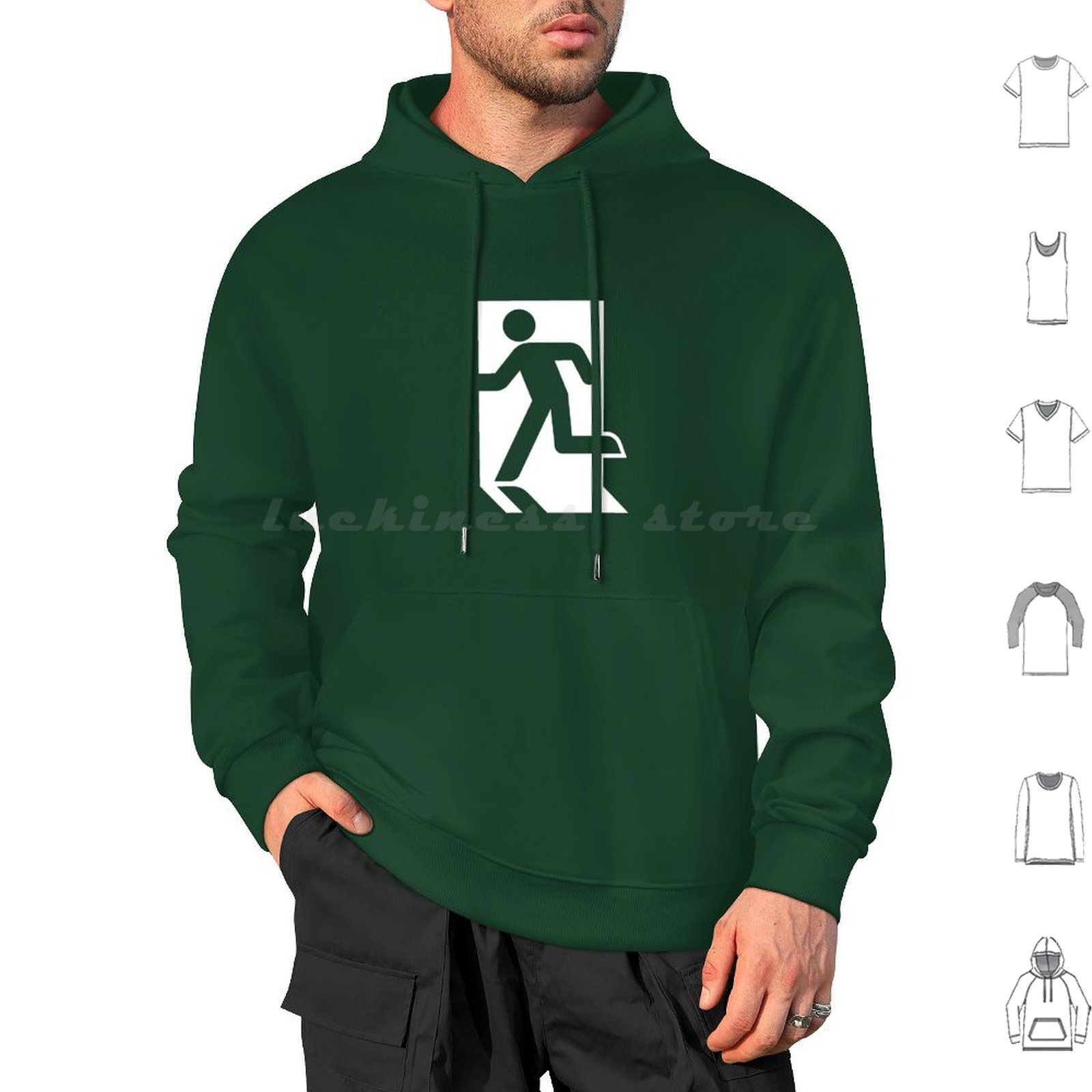 Signe de sortie course homme s - Emergency Exit Sign avis et prix