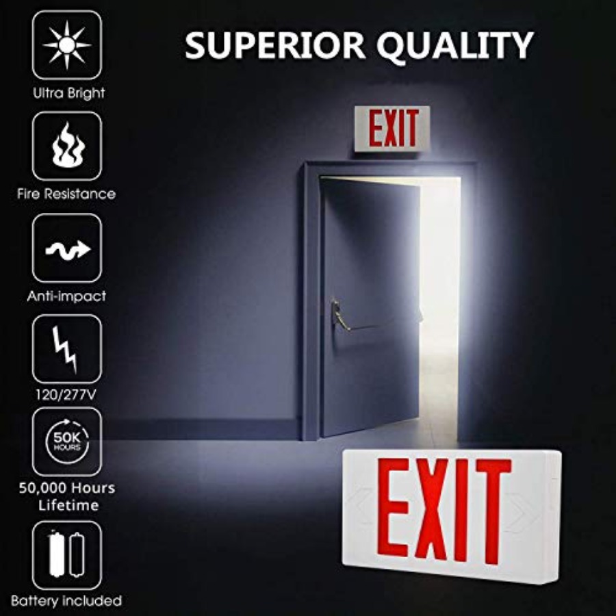 Panneau de sortie LED ultra-mi - Emergency Exit Sign avis et prix
