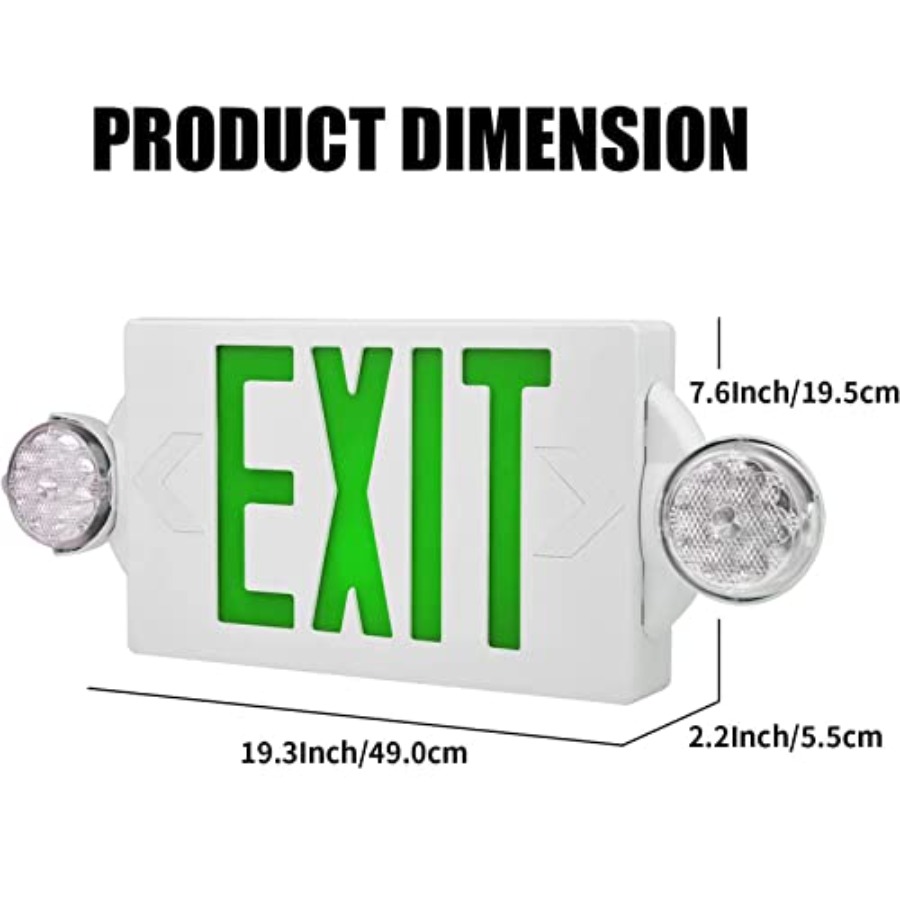 Lumière de secours, panneau lu - Emergency Exit Sign avis et prix