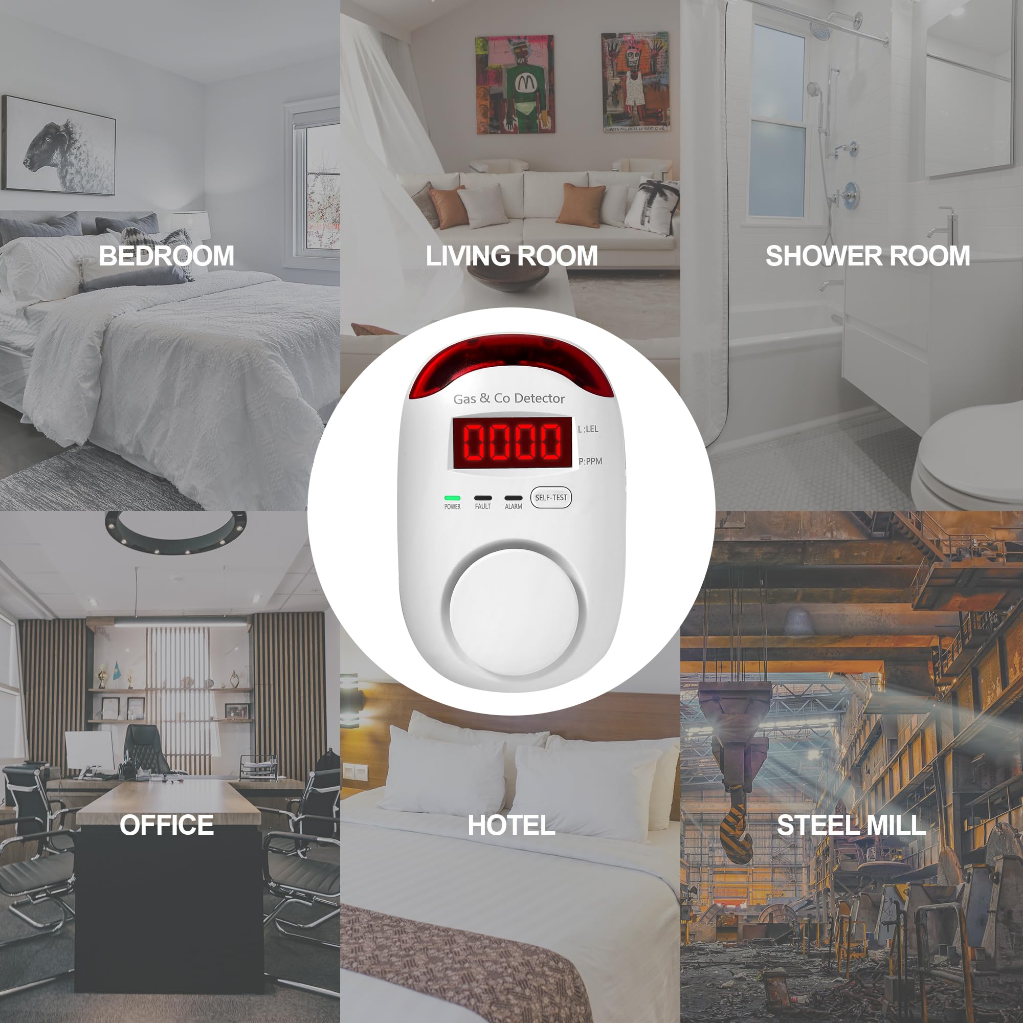 Détecteurs combinés de gaz et  - Co Detector Plug avis et prix
