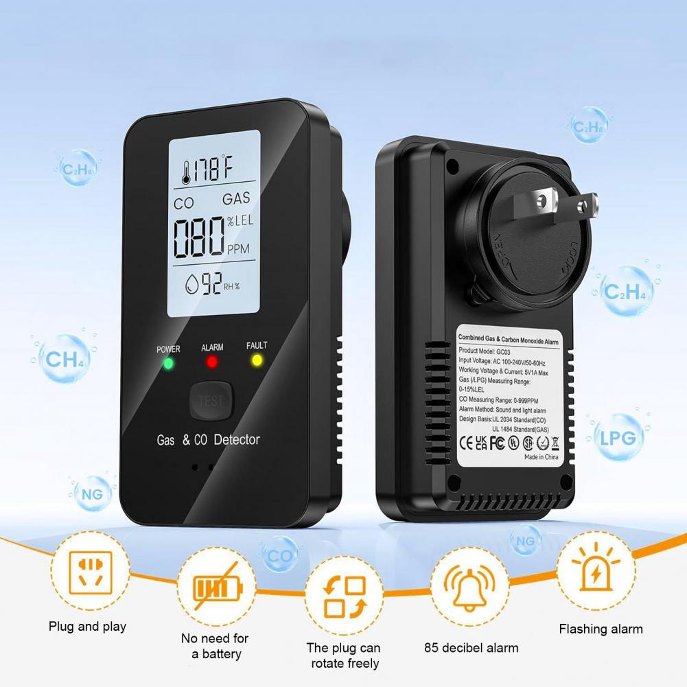 Détecteur de gaz naturel et de - Co Detector Plug avis et prix