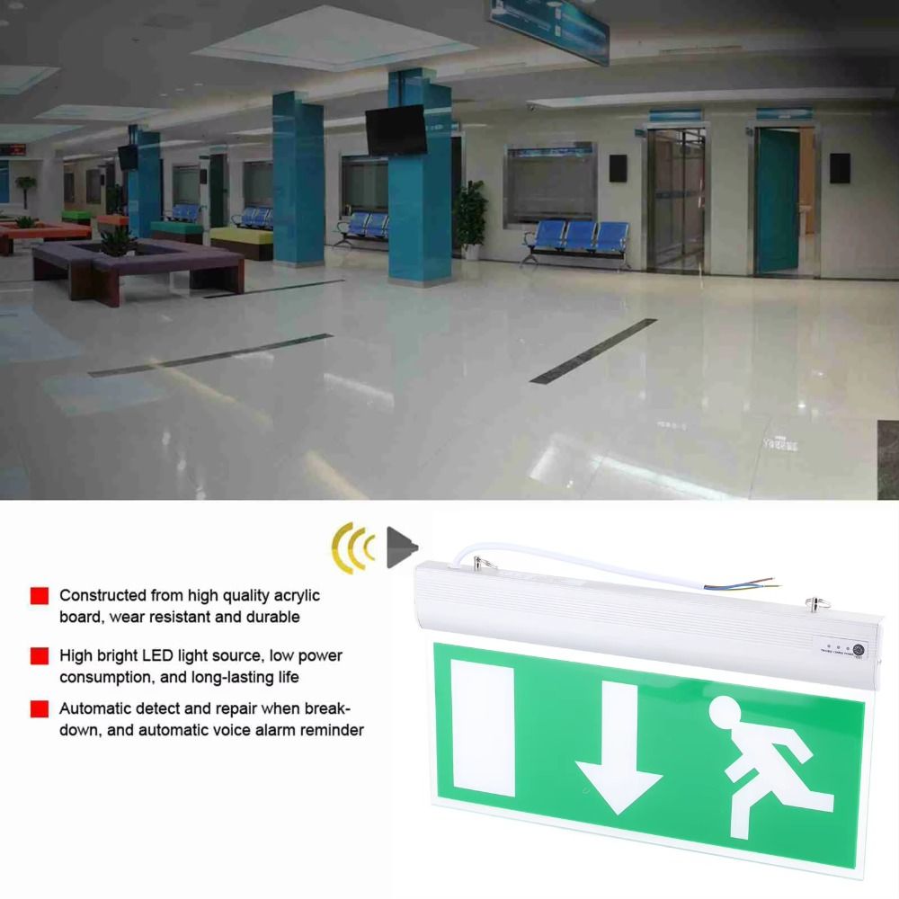 Lampe de signalisation d'urgen - Emergency Exit Sign avis et prix