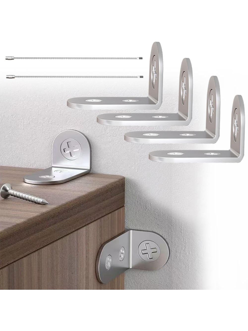 4 attaches de sécurité anti-ch - Earthquake Anchor Strap avis et prix