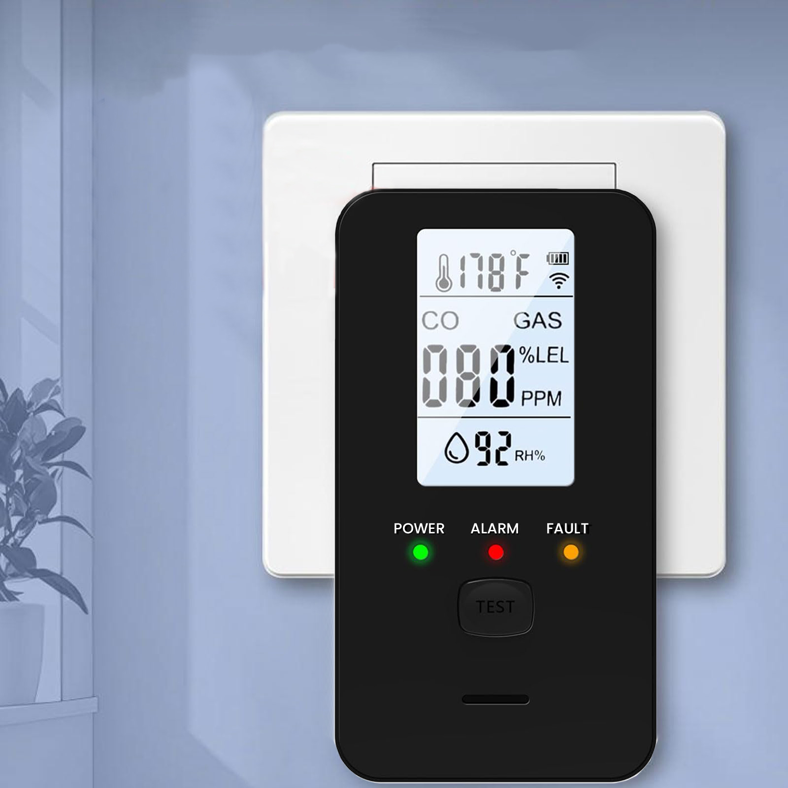 Détecteur de gaz et de monoxyd - Co Detector Plug avis et prix